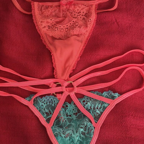 Med satin lingerie set new with two cotton lace gifts