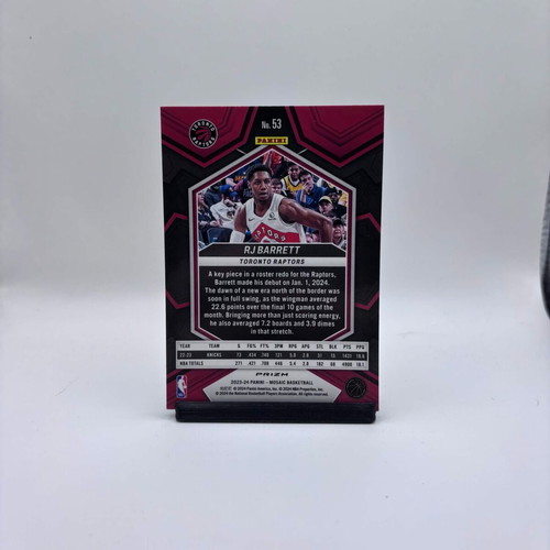 RJ Barrett Mosaic 2023-24 Green Mosaic card like new