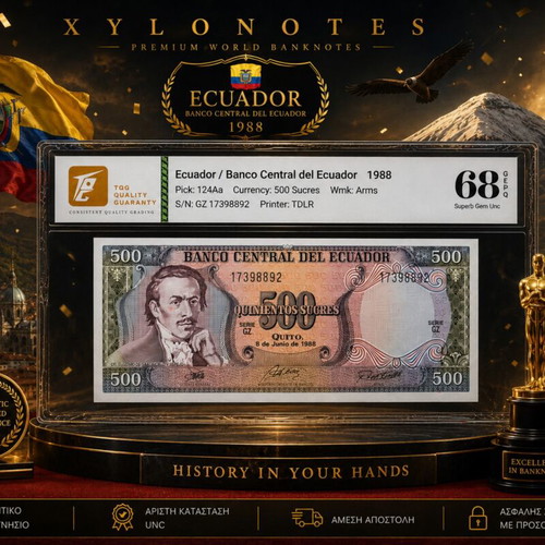 Εκουαδόρ Πιστοποιημένο Χαρτονόμισμα 68
