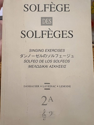 Lemoine Solfege 2A music book