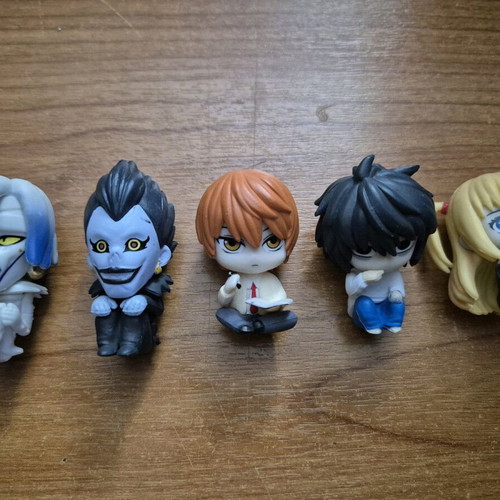 Death Note Mini Figures new, set of 5 character figurines
