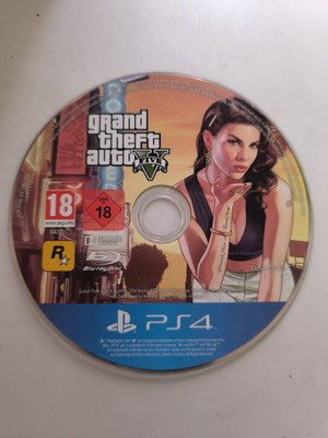 Grand Theft Auto V PS4 game disc
