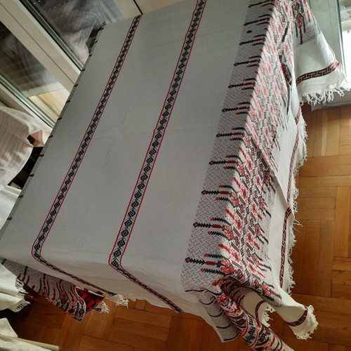Cretan Tablecloth like new, 1.85 x 1.40 m