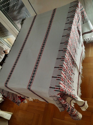 Cretan Tablecloth like new, 1.85 x 1.40 m