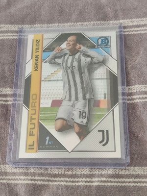 Kenan Yildiz 1st Bowman Il Futuro Rookie κάρτα, Topps Chrome Juventus 2022-23
