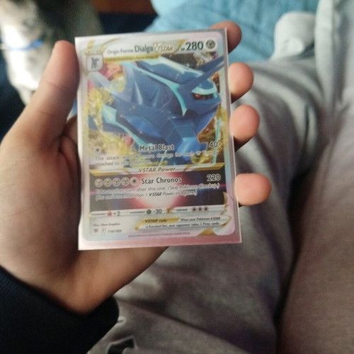 Pokemon card Origin Forme Dialga VSTAR 114/189 Swsh10 Astral Radiance holo new