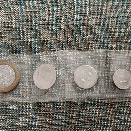Cambodia coin collection uncirculated, 4 different coins