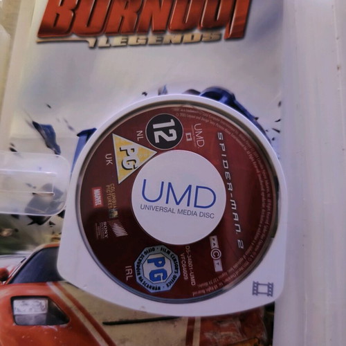 Burnout Legends and Spiderman 2 PSP bundle like new