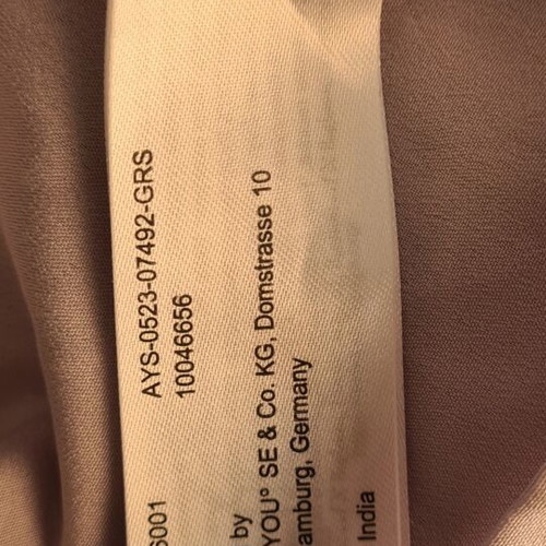 About You women's dress size 36, pastel lilac, long and airy