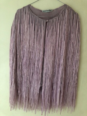 Emporio Armani Lilac Tassel Jacket like new