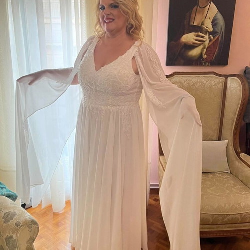 Rich Girl Boudoir wedding dress, size XL, white