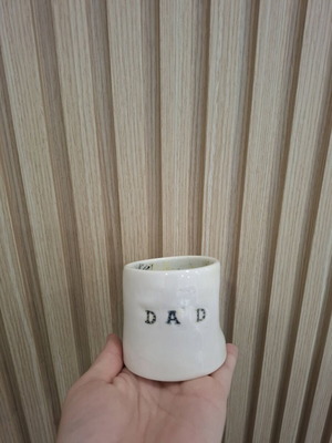 Espresso mug Dad new with splashes