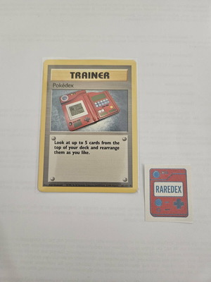 Pokédex Trainer Card Pokemon TCG Base Set new