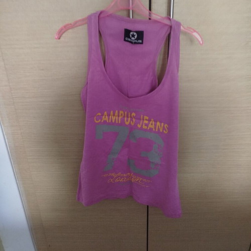 Campus sleeveless summer sports shirt purple size M new