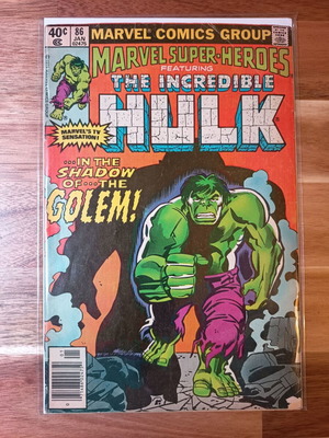 Marvel Super-Heroes Featuring The Incredible Hulk #86 used comic