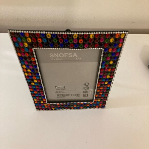 IKEA 10x15cm metal photo frame with designs used