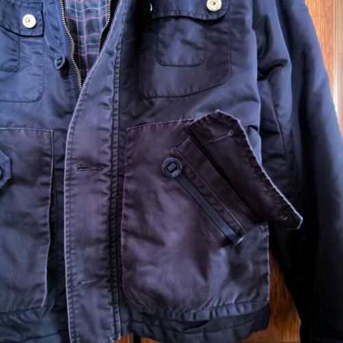 Armani Jeans men's medium jacket used, dark blue