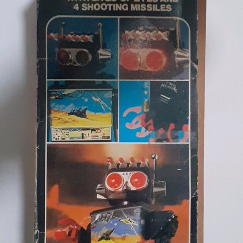 Kamco Saturn TV Robot used with worn box