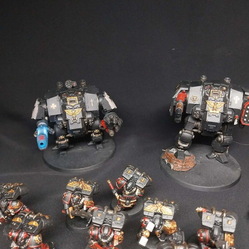 Warhammer 40k Black Templars fully painted army
