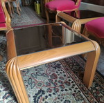 Coffee table set used with mirror, one large and two small