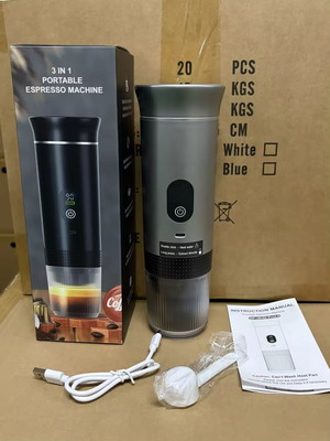 3-in-1 Portable Coffee Machine New, Capsule and Ground Coffee