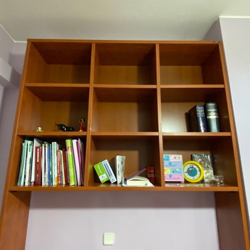 Wooden beech bookcase like new, excellent condition