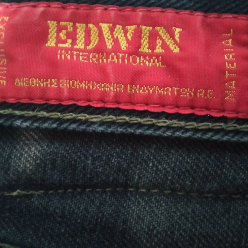 Edwin vintage women's denim shorts XS used, dark blue