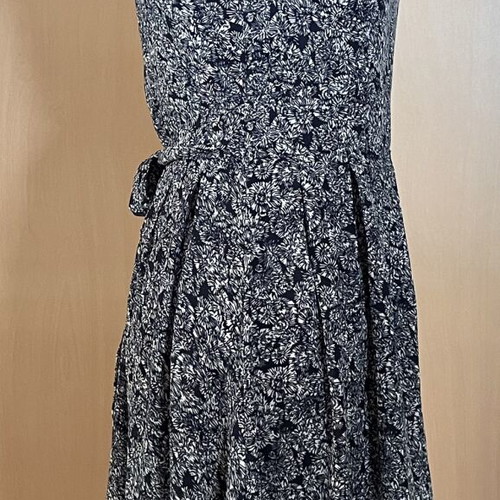 Dress, white and blue, size S / 36 / 8