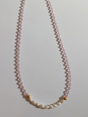 Necklace 5535 new, pink