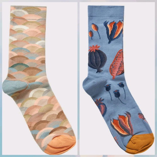 Funky Buddha women's socks new, multicolor, one size 37-40