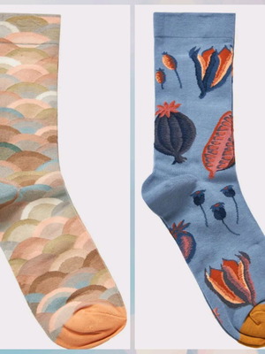 Funky Buddha women's socks new, multicolor, one size 37-40