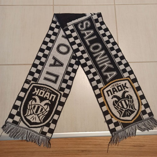 PAOK Thessaloniki scarf used, authentic