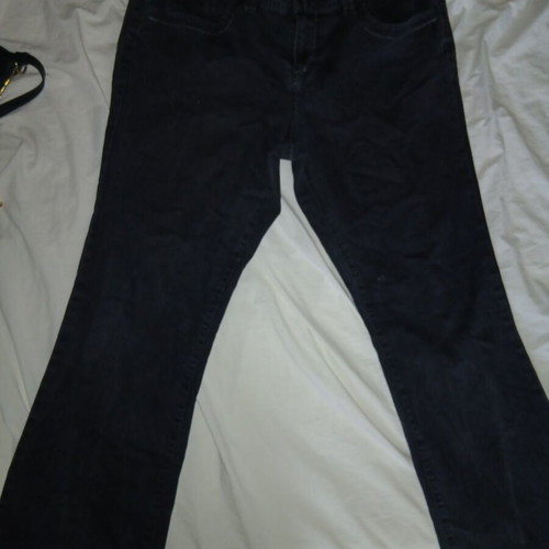 Black Flare Jeans like new with heart details, vintage early 2000s
