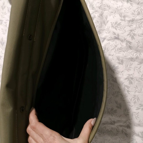 Fabric briefcase used