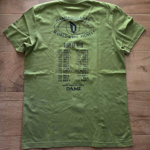 Adidas Damian Lillard Dame Verb Climalite T-shirt, medium, green