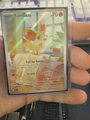 Fennekin MEP 080 Pokemon Center stamped version near mint