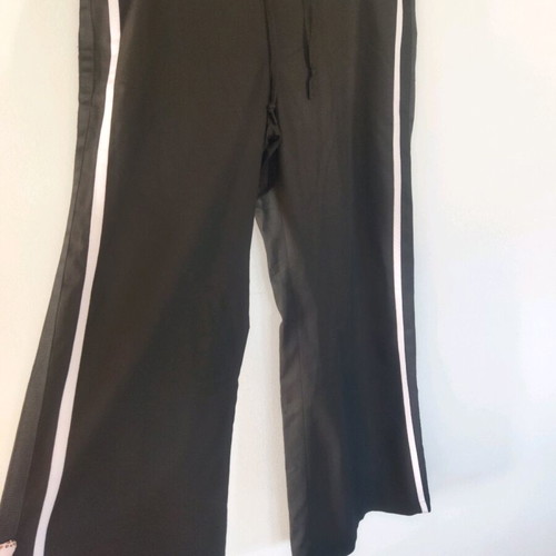 Pants like new, black with side stripes, size L