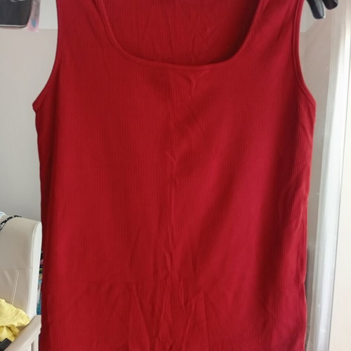 Acne Studios red elastic top, size S