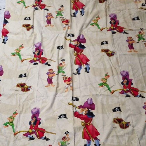 Disney children's curtain used, 1.30×2.90 m, 1 panel with tape