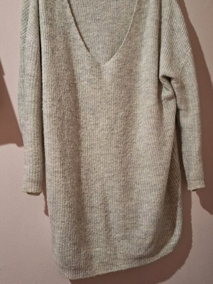 Blouse elastic white gray like new, plus size XXXL