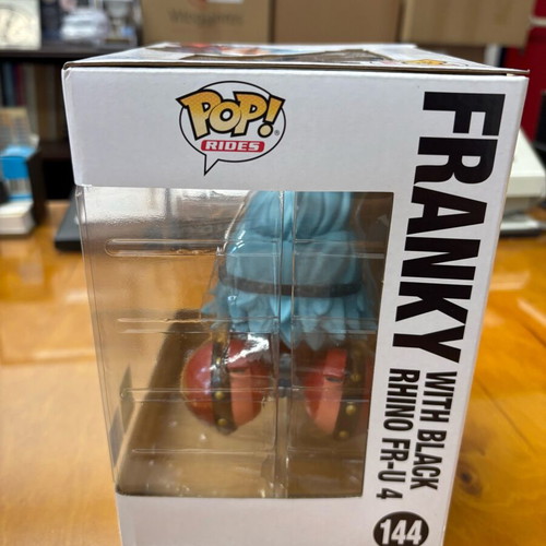 Funko Pop! Rides Onepiece 144 Franky with Black Rhino FR-U 4 new