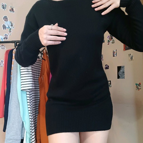 Sisley pullover like new, black, size M