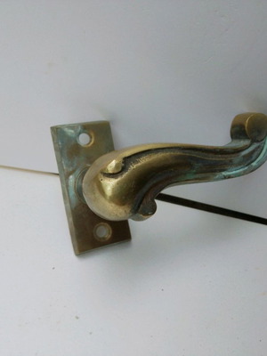 Bronze window handle used, good condition