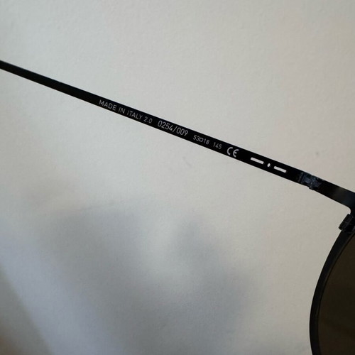 Metal black sunglasses used