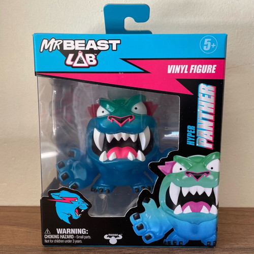Mr Beast Lab Vinyl Figure Hyper Panther new