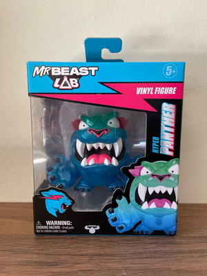 Mr Beast Lab Vinyl Figure Hyper Panther new