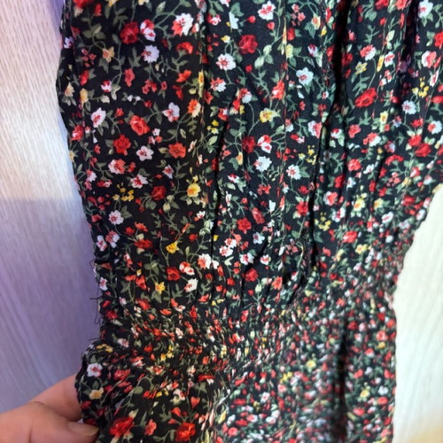 Women's one-piece used multicolor with elastic waist and legs