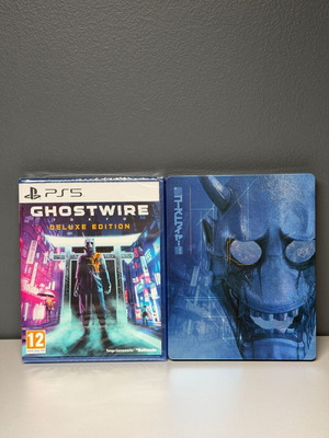 Ghostwire Tokyo Deluxe Edition PS5 with Steelbook new
