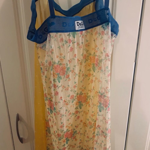 D&G underwear dress like new, transparent mini for beachwear