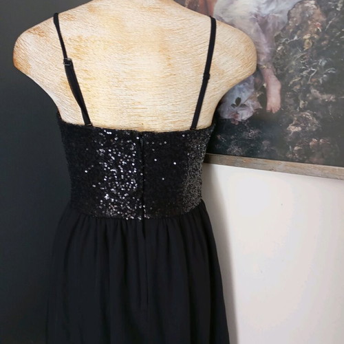 GinaTricot women's strapless evening dress like new, size S black